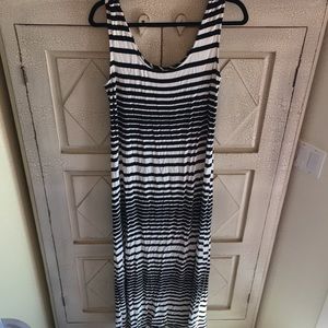Striped maxi dress